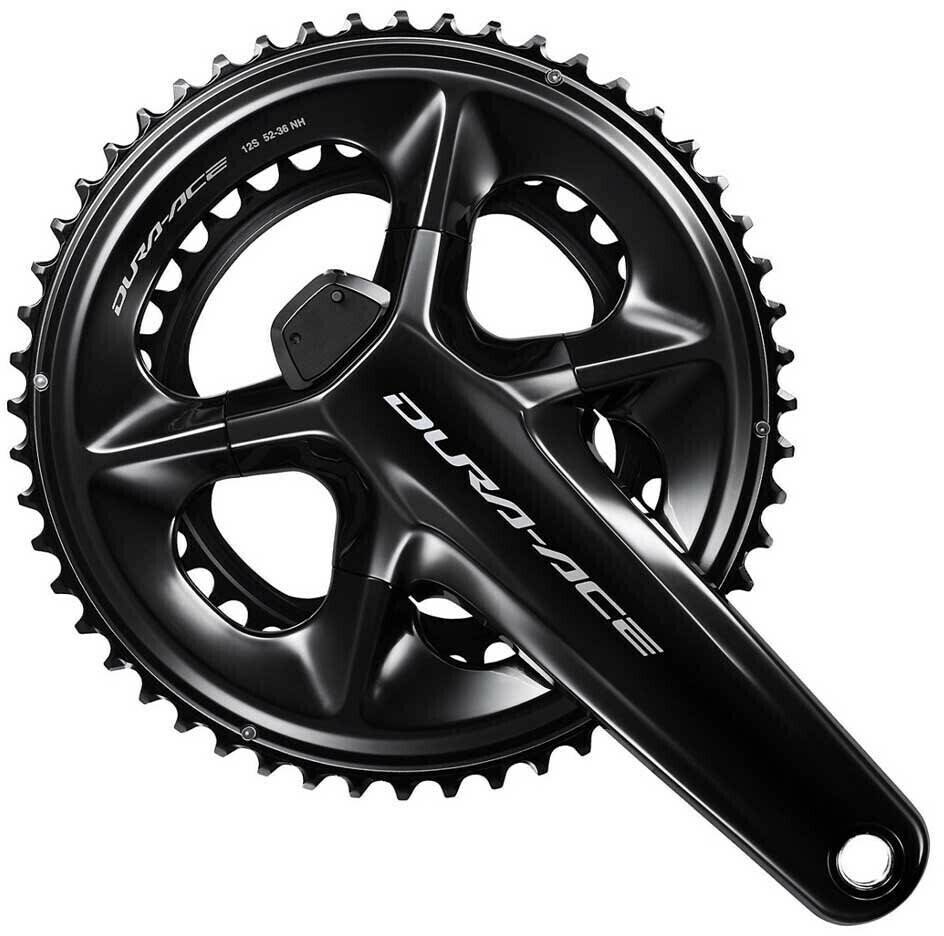 Fahrradteile Shimano Dura-ace R9200p Hollowtech Ii Crankset Power Meter silver 172.5mm (52/36)