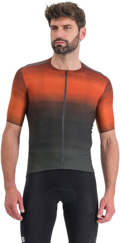 Fahrradbekleidung Sportful Flow Supergiara Trikot Herren rot/grau (2023)