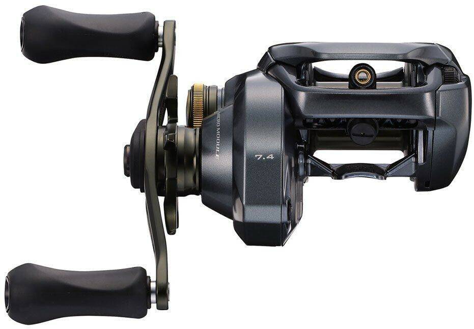 Angeln Shimano Curado DC Right Hand Baitcasting Reel Silver Ratio: 7.4:1