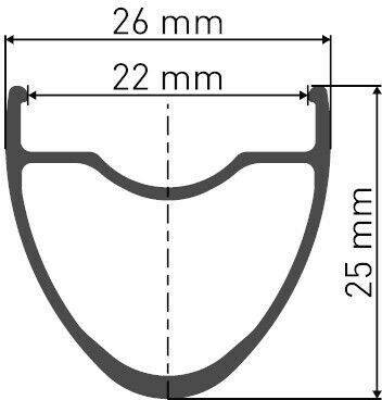 DT Swiss ER 1400 DICUT db 25 Hinterrad - 28" | Clincher | Centerlock - 12x142mm - schwarz Einheitsgröße Fahrradteile