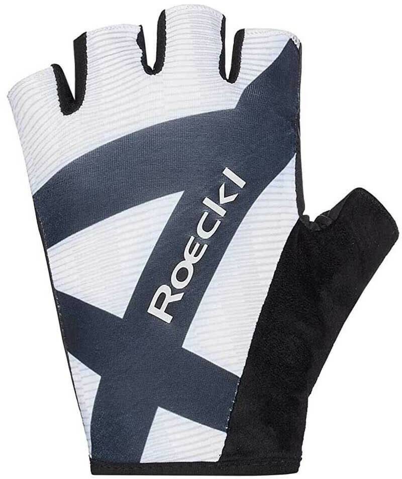 Fahrradbekleidung Roeckl Busano Performance Short Gloves (ROE22) beige/white