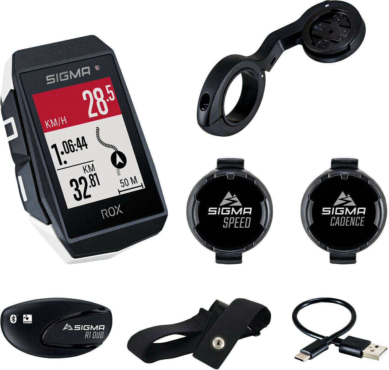 Sigma ROX 11.1 EVO GPS Sensor Set white Fahrradzubehör